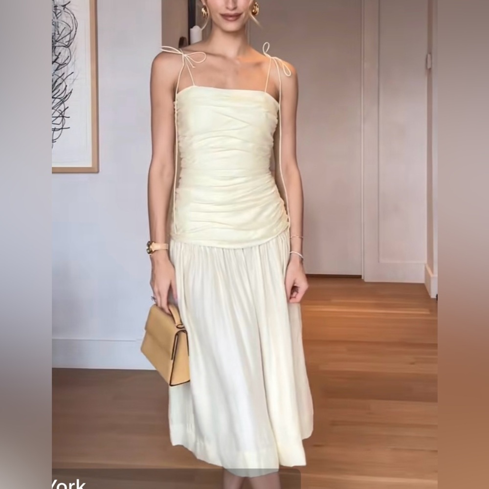 SOLD— Zara draped midi ZW collection 0